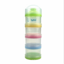 4 Layers Baby Milk Powder Box Food Grade Empty Powder Dispenser